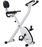 SportPlus - Vélo d'Appartement - Pliable  et ultra compact - Plusieurs Modèles disponibles - de 8 à 24 Niveaux de Résistance - Capteurs de Pouls intégrés - Selles ultra confortable - Sécurité testée