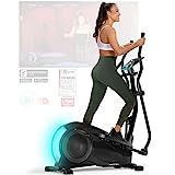 SPORTSTECH - Vélo Elliptique Professionnel CX700 - Roue d'Inertie 24 kg - Résistance Magnétique 24 Niveaux - 12 Programmes - Console Bluetooth + Application - sans Fil - L.122 x l.62 x H.164 cm