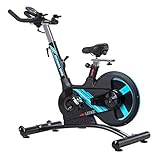 WJFXJQ Spin Bike Spinning Bike Indoor Sports Pédale vélo Gym Équipement 22 kg Dynamique Flywheel Amovible Cardiaque Surveillance Taux
