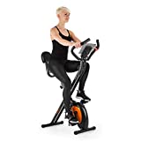 Capital Sports Azura Air Velo d'Appartement Pliable, Velo d'Exercice Cardio-training pour la Maison, Cross Trainer, Home Trainer, Pedalier d'Appartement, Vélo d'Intérieur Magnétique, Support Tablette